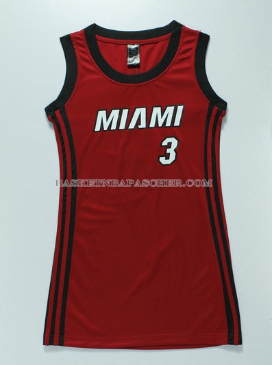 Maillot Femme Miami Heat Wade Rouge